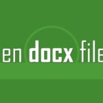how to open docx file