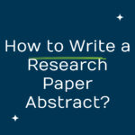 Write an Abstract