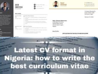 How To Write Cv That Get A Job In Nigeria
