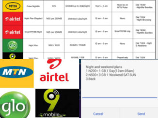 How To Share data In Mtn, Glo, Airtel, 9mobile 